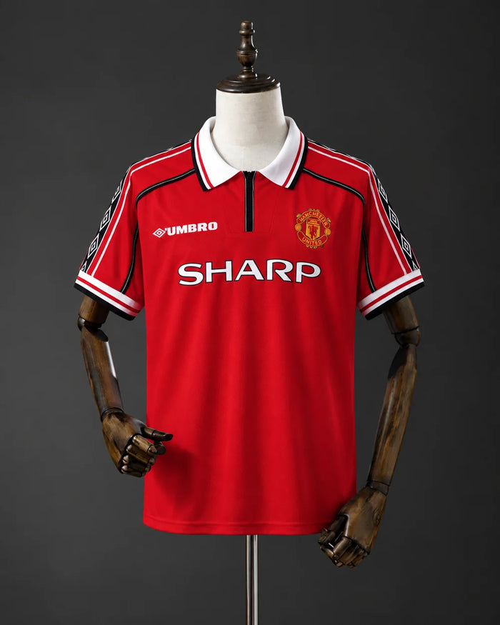 Manchester United 1998–99 Home High-Quality Retro Jersey