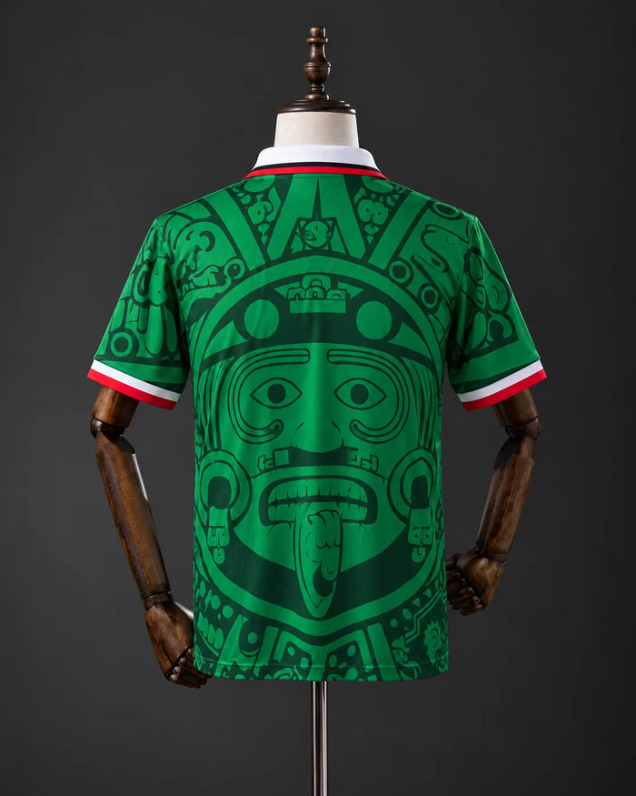 Mexico 1998 Home Heavy Quality Retro Jersey